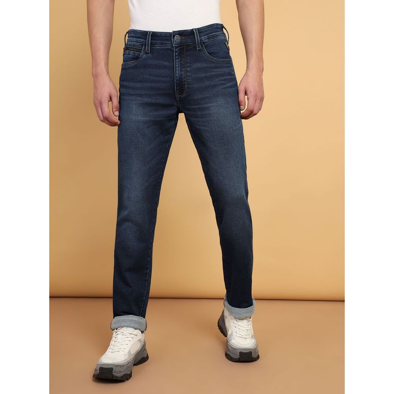 Wrangler Men's Millard Blue Traveller Jeans (Straight) (32)