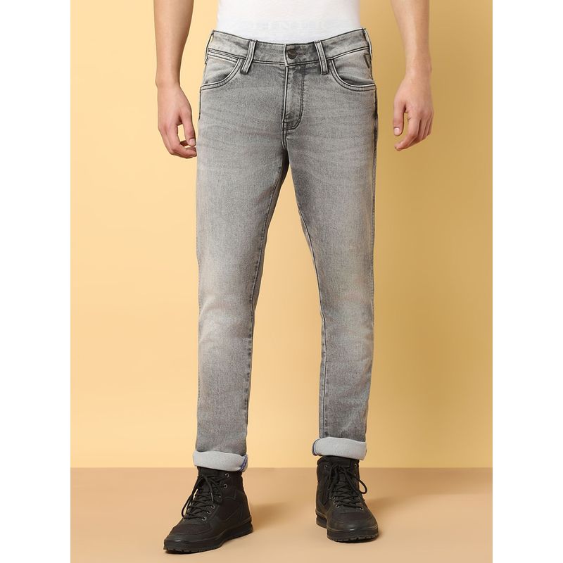 Wrangler Men's Vegas Grey Traveller Jeans (Skinny) (32)