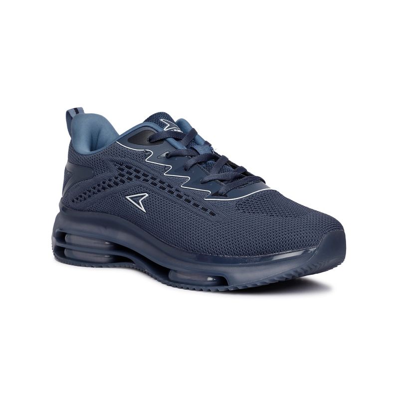 Power Crank Running Shoes for Men (Navy) (UK 8)