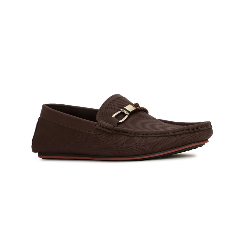 Red Label Vinsen Loafers for Men (Brown) (UK 10)