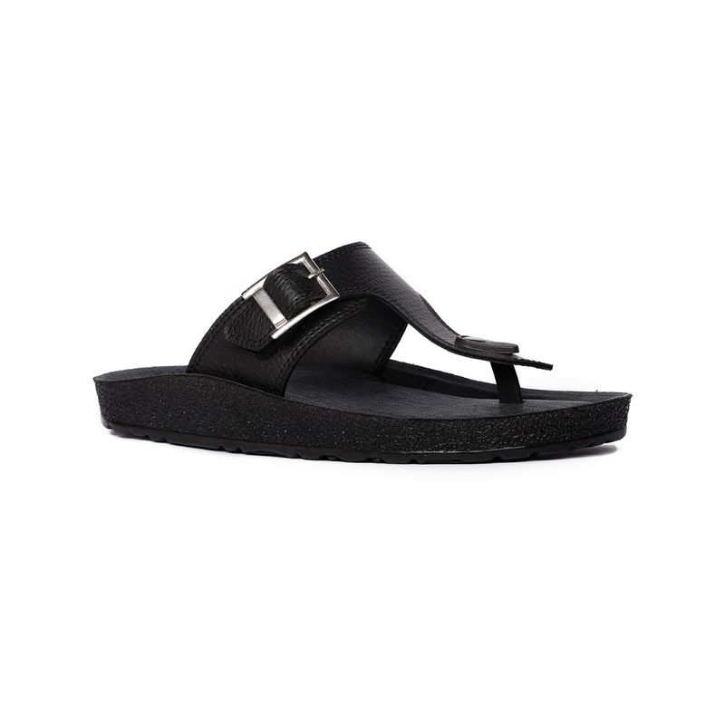 Bata Men Black Sandals (UK 8)