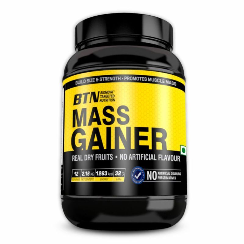 Buy BTN Sports Mass Gainer Supplement, Whey Protein Concentrate With
