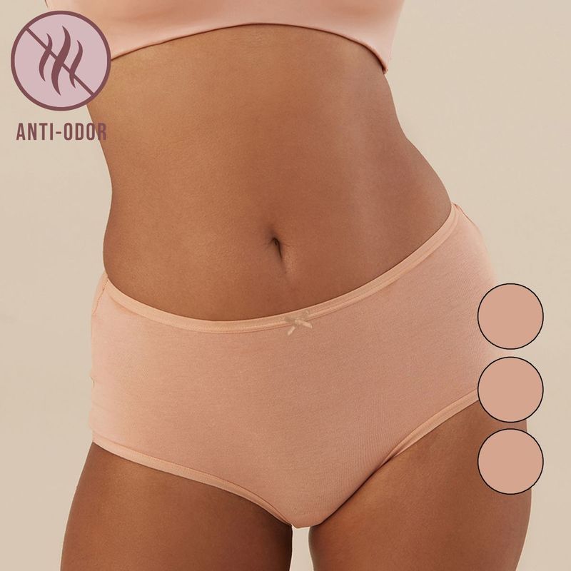 Nykd by Nykaa Women Full Brief NYP036 All Nude (Pack of 3) (M)