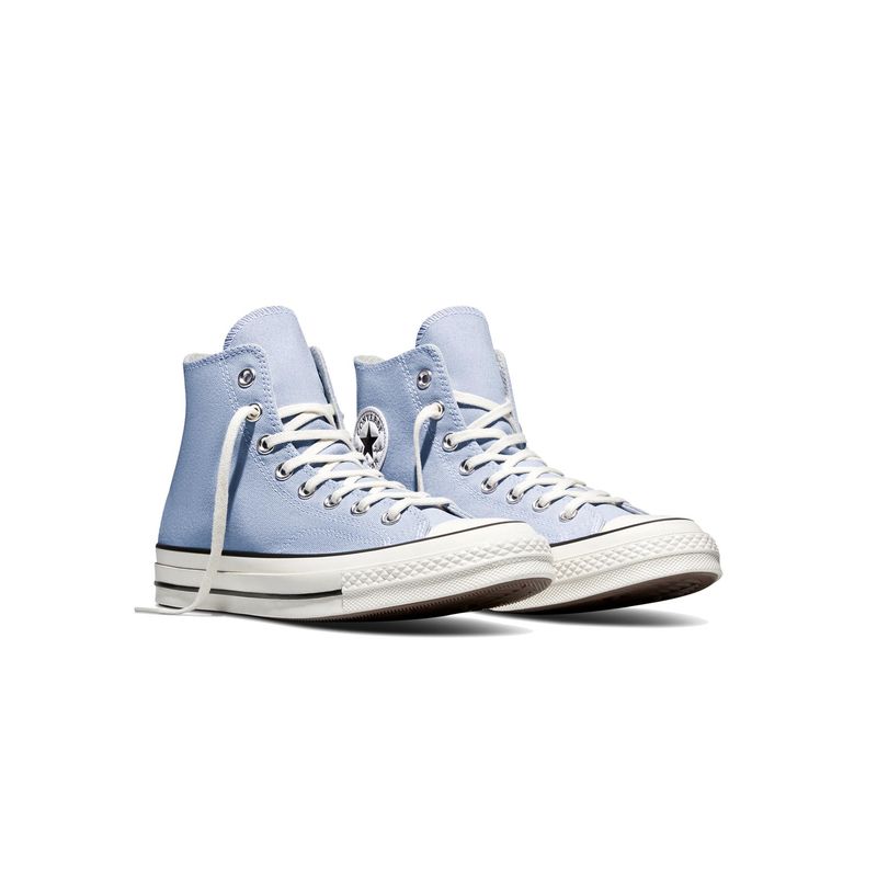 Converse Unisex Blue Chuck 70 High Top Sneaker (UK 6)