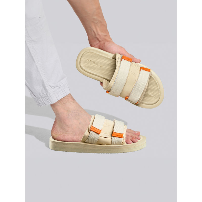 Neeman's Breezy Fluff Sandals Beige (UK 10)