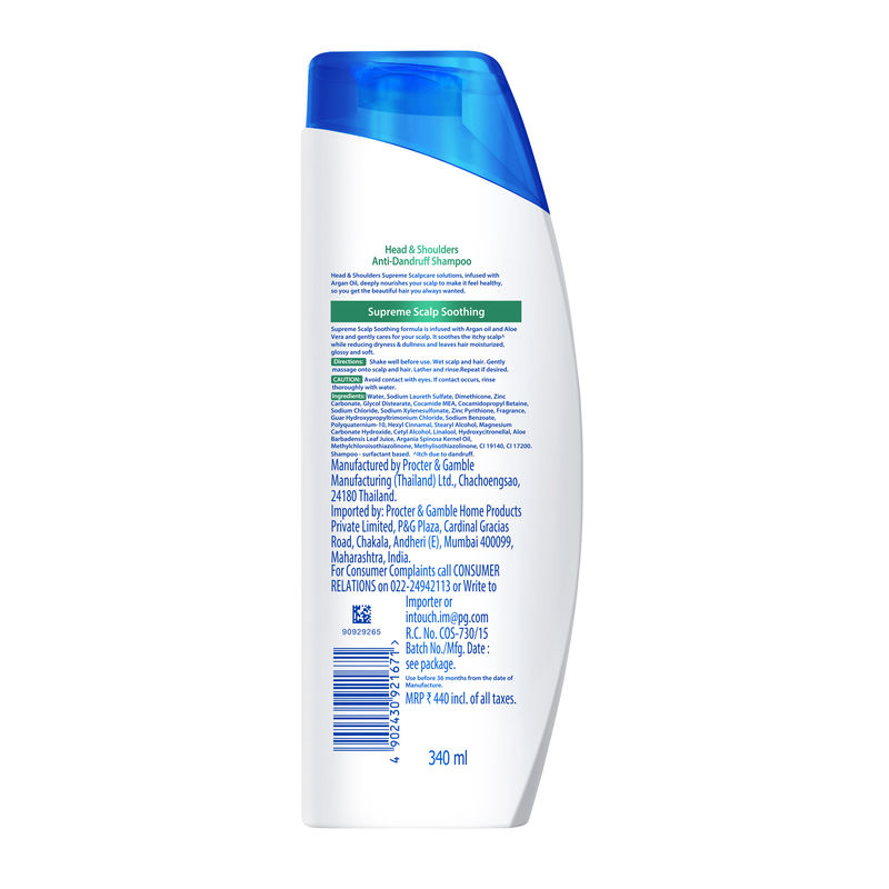 Head Shoulders Supreme Scalp Soothing Shampoo Review Nykaa