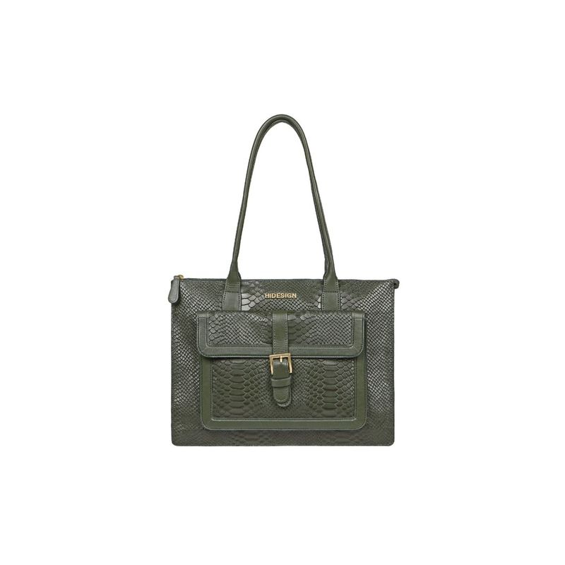Hidesign Angelina Sb 02 Women Laptop Bags Green (L) Buy Hidesign