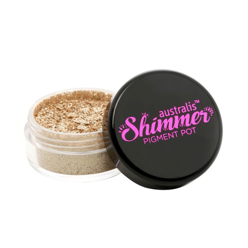 Australis Shimmer Pigment Pot - Glistening Gold