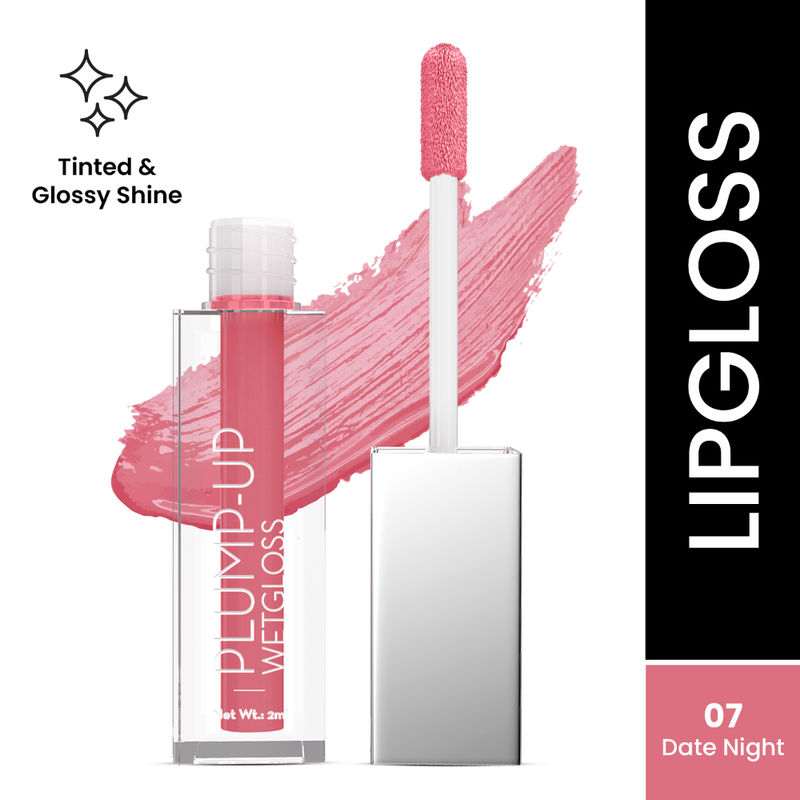 Swiss Beauty Plump Up Wet Lip Gloss For Glossy And Fuller Lips - 7 Date Night