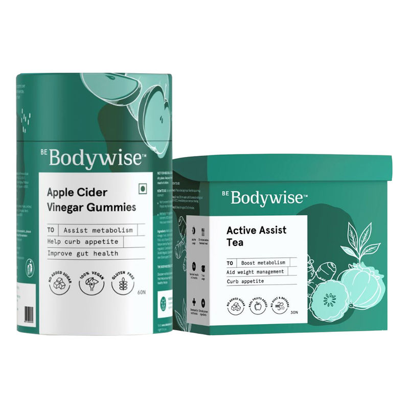 Buy Be Bodywise Green Tea For Weight Loss & Apple Cider Vinegar Gummies