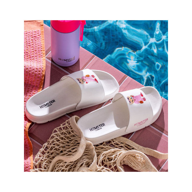 Hamster London Ted H Coffee Run Sliders White (EURO 39)