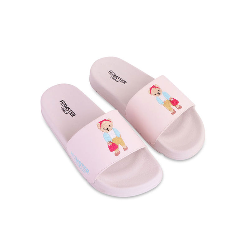 Hamster London Ted H Chic Sliders Pink (EURO 39)