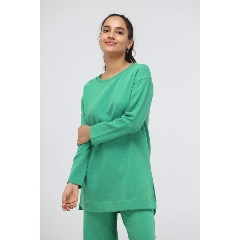 NeceSera Green Bee Terry Long Pullover (XL)