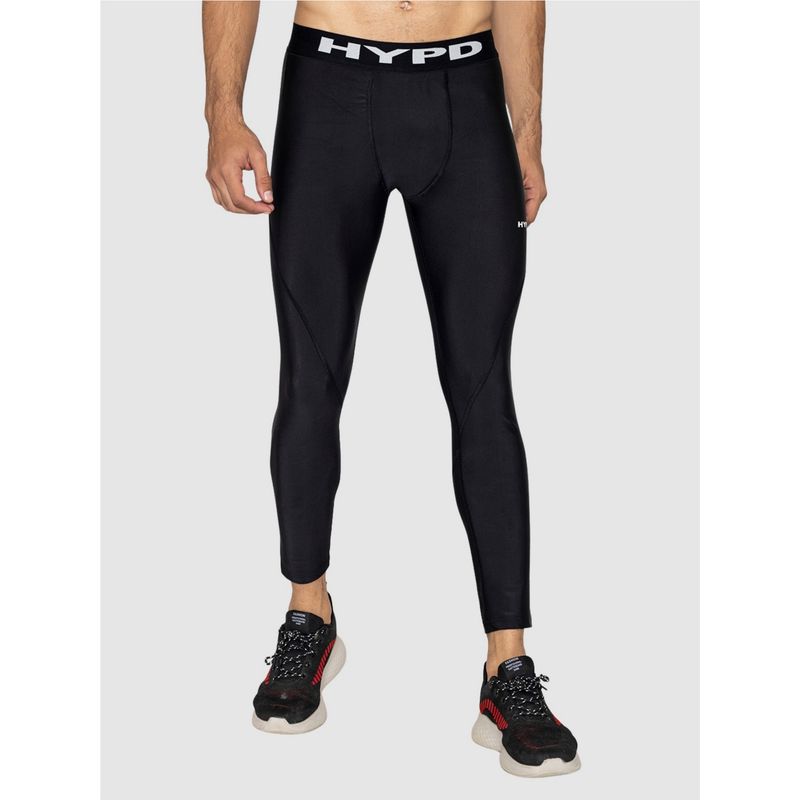 HYPD Black Men Ankle-Length Rapid-Dry Compression Pant (XS)