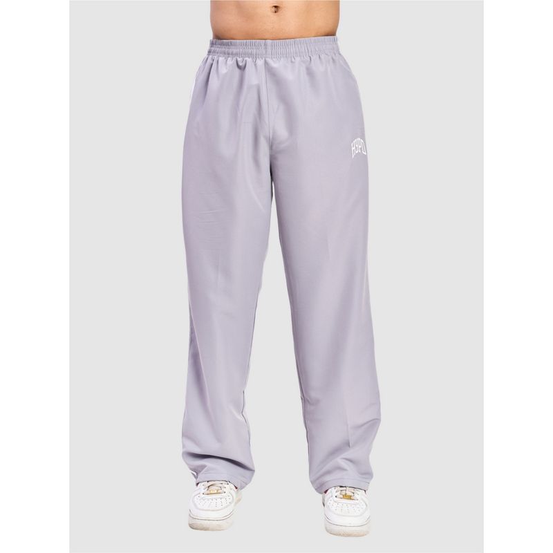 HYPD Grey Urban Straight Fit Gym Workout and Sports Track Pant (XS)