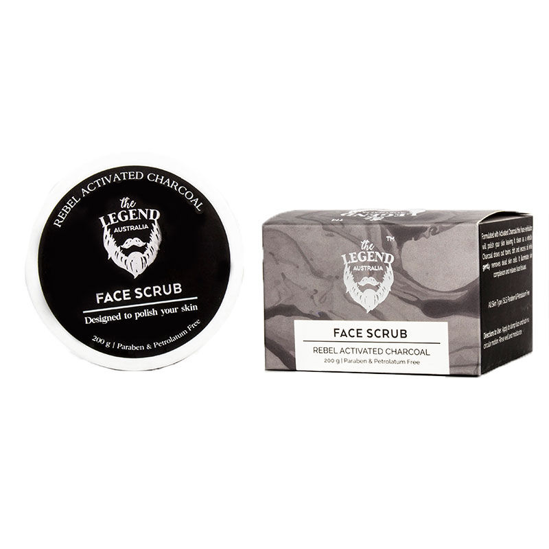 The Legend Rebel Charcoal Face Scrub