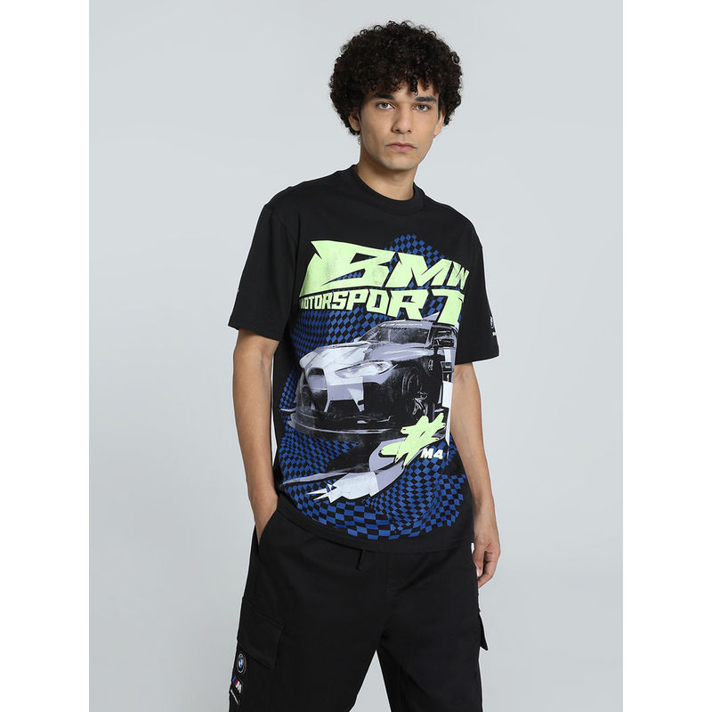 Puma BMW MMS BIG GRAPHIC Men Black T-Shirt (S)