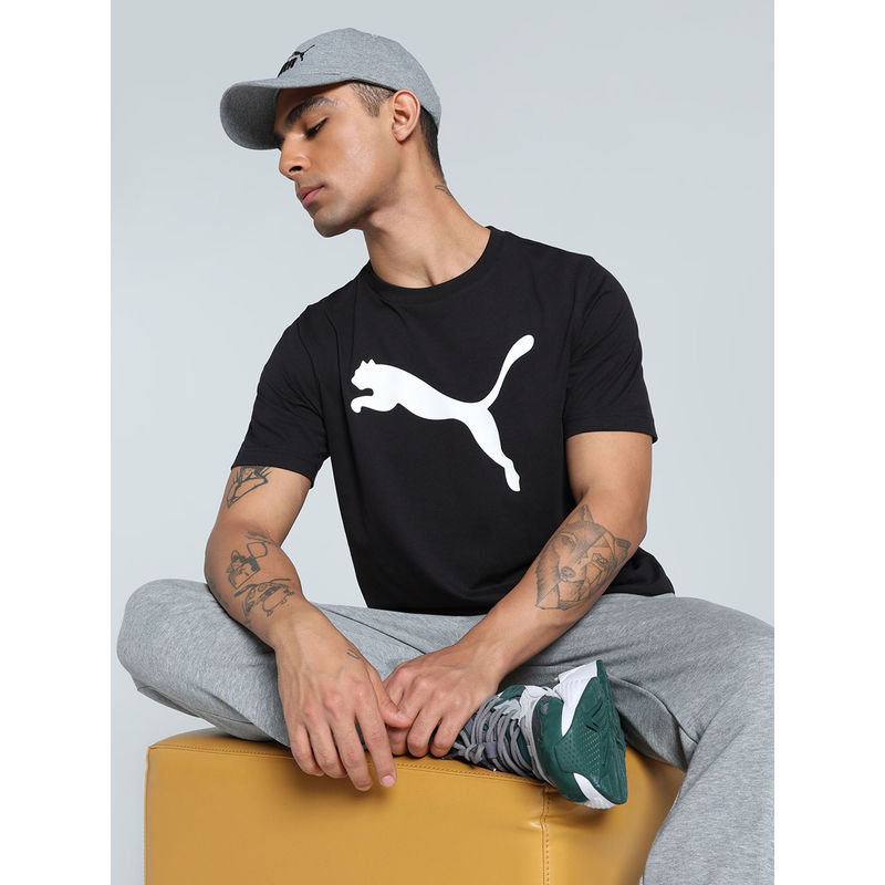 Puma ESS Men Black T-Shirt (S)