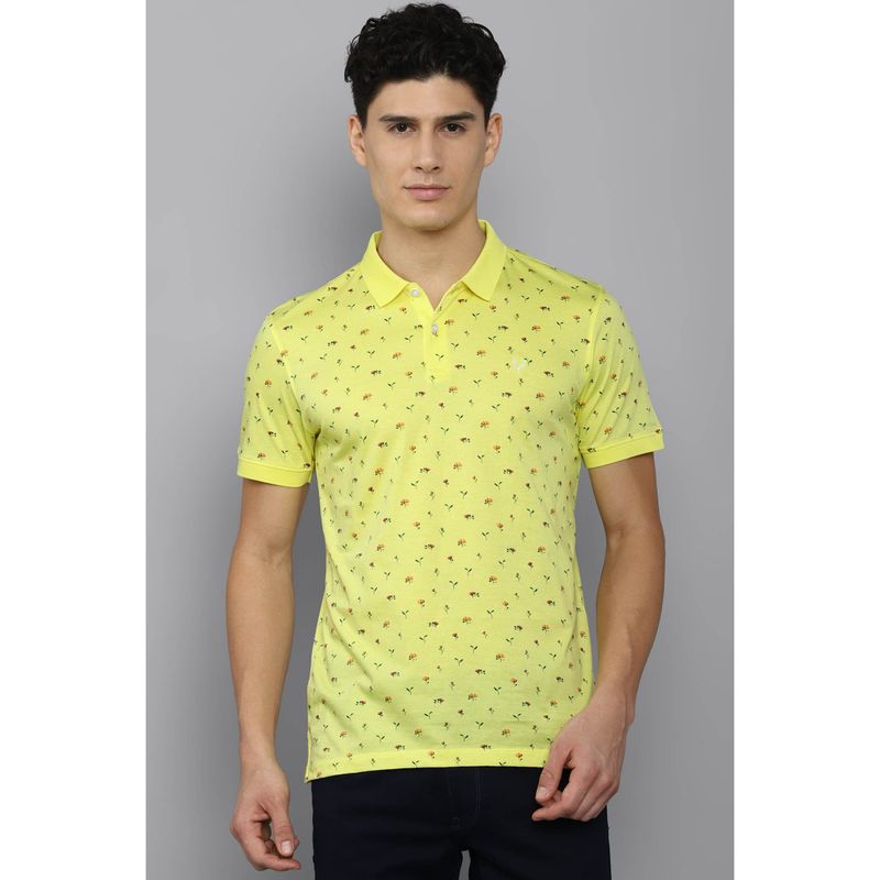 Allen Solly Yellow Polo T-Shirt (M)