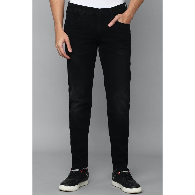 Allen Solly Solid Black Jeans (38)
