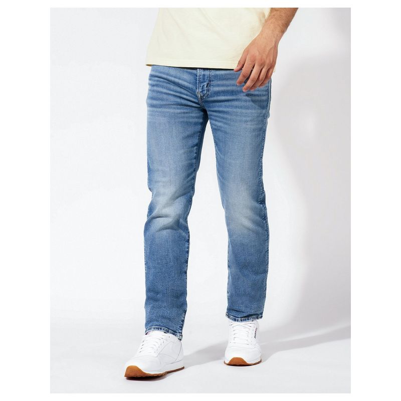 American Eagle Mens Blue AirFlex+ Original Straight Jeans (32)