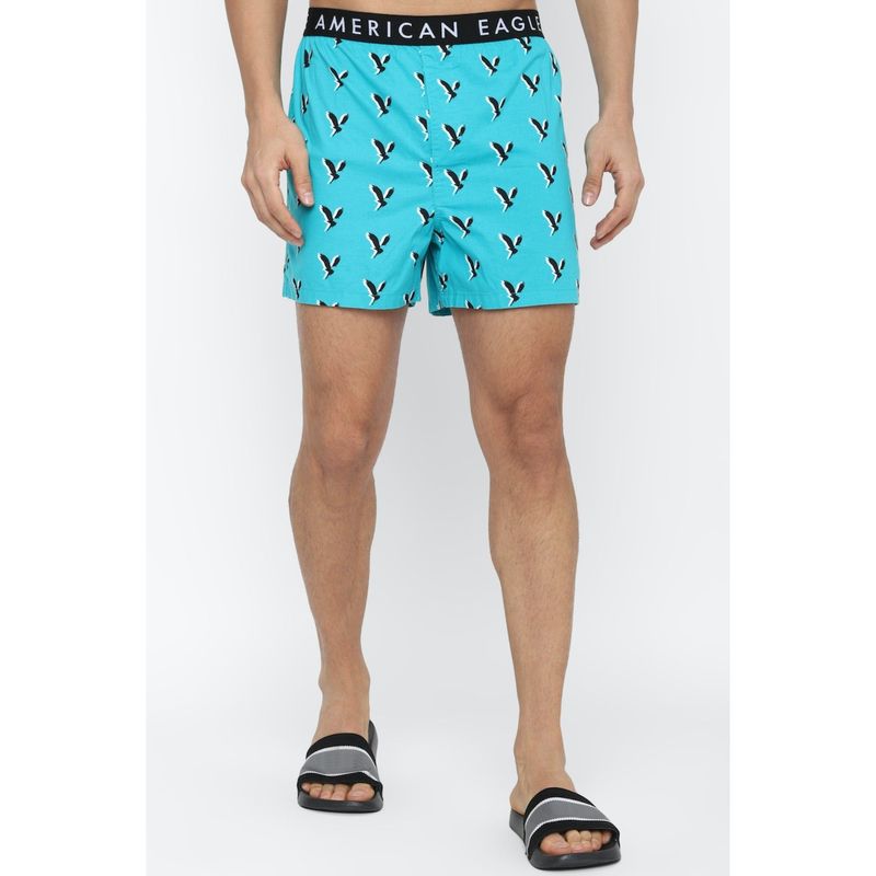 American Eagle Men Blue Eagles Stretch Boxer Short (XS)