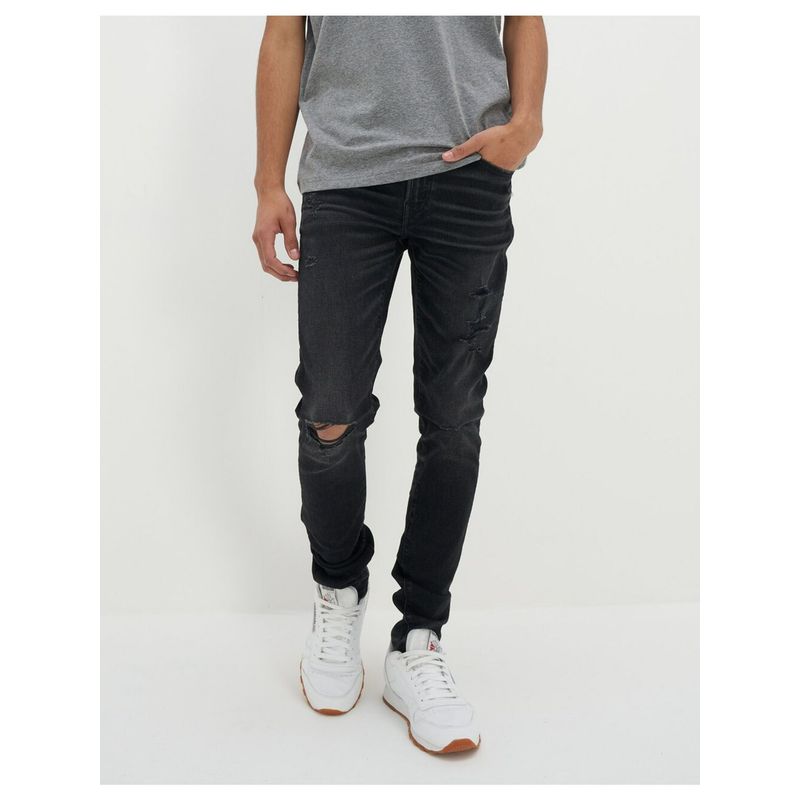 American Eagle Mens Black Airflex + Super Skinny Jeans (29)