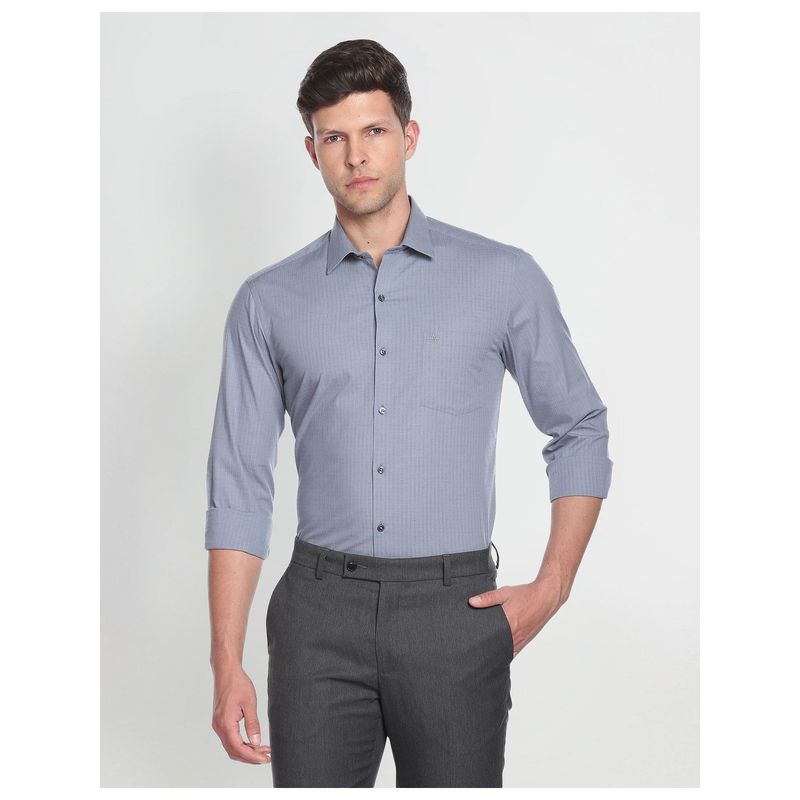 Arrow Graph Check Cotton Formal Shirt (42)