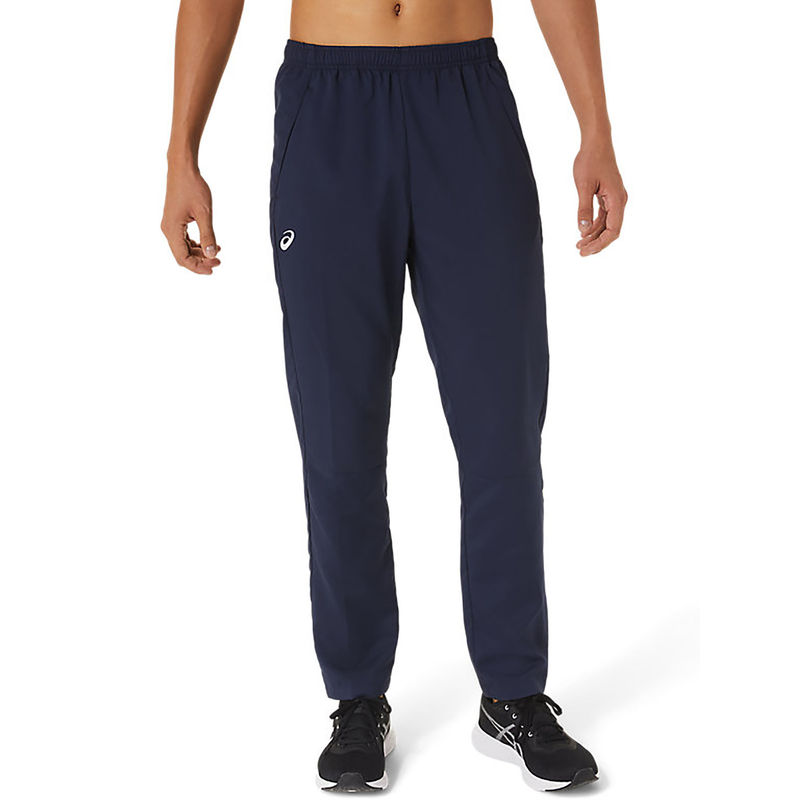 ASICS Hex Graphic Dry Woven Navy Blue Men's Trackpant (M)