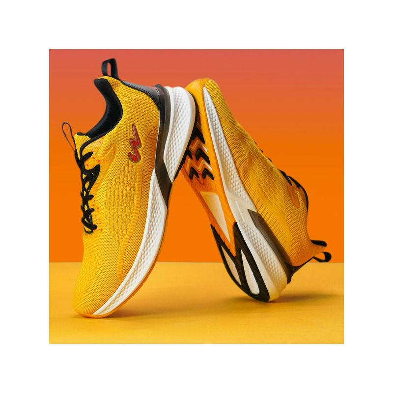 Campus CAMP BONZAI Yellow Mens Running Shoes (UK 6)