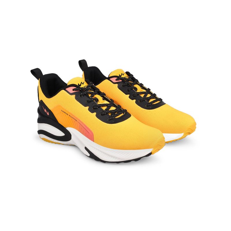 Campus CAMP-HUSTUN Yellow Mens Running Shoes (UK 7)