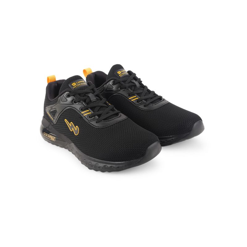 Campus Gamma Black Men Running Shoes (UK 6)