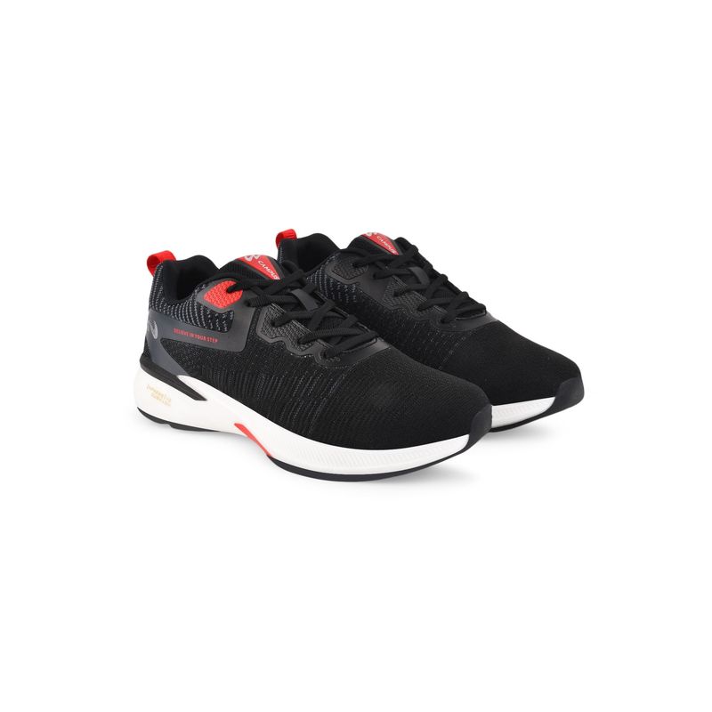 Campus Node Black Men Running Shoes (UK 6)