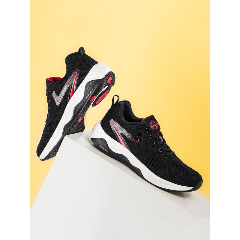 Campus Bogart Black Men Running Shoes (UK 6)