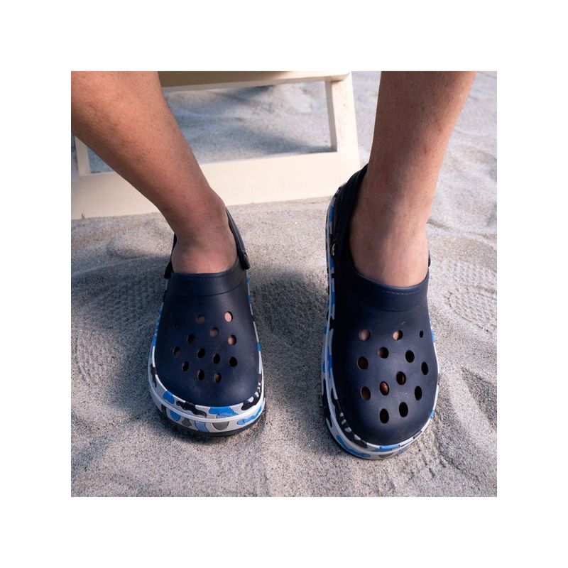 Campus GC-4001 Navy Blue Men Clogs (UK 7)