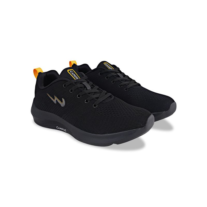 Campus Austen Black Men Running Shoes (UK 10)