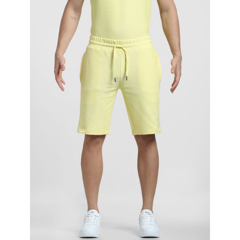 Jack & Jones Yellow Mid Rise Co-ord Sweatshorts (M)