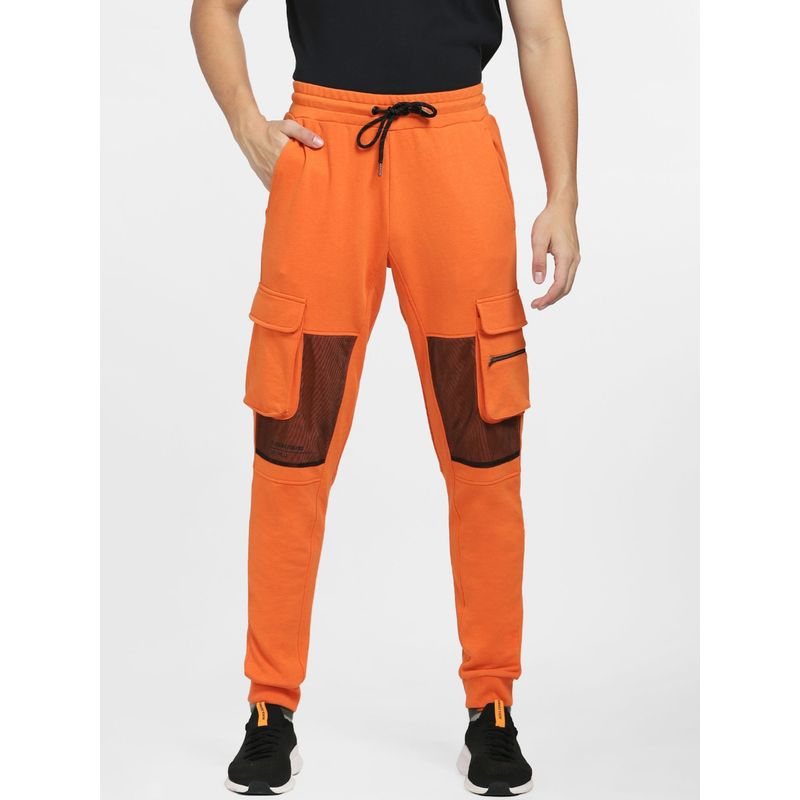 Jack & Jones Orange Mid Rise Pocket Detail Sweatpants (2XL)