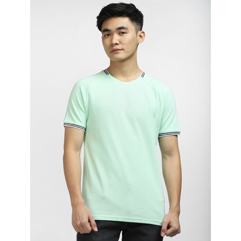 Jack & Jones Light Green Crew Neck T-shirt (L)