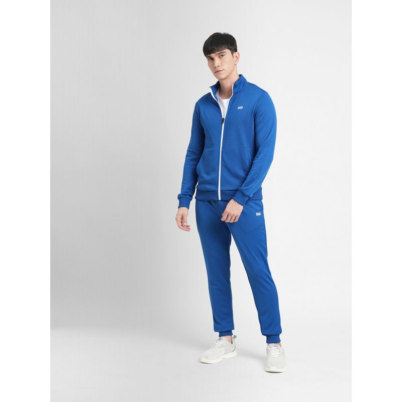 Jack & Jones Blue Logo Print Tracksuit (S)