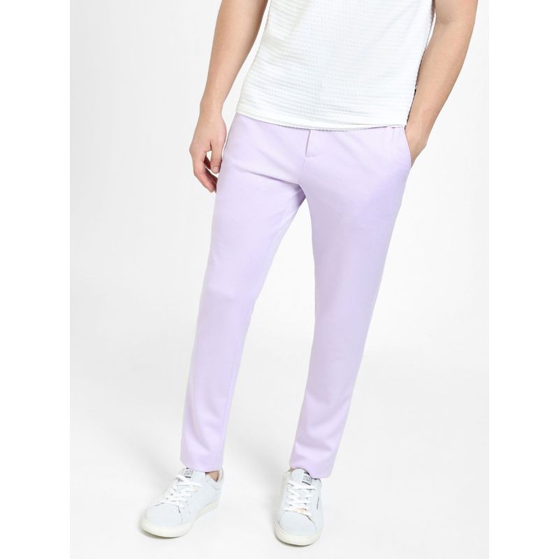 Jack & Jones Lilac Mid Rise Slim Fit Trousers -46