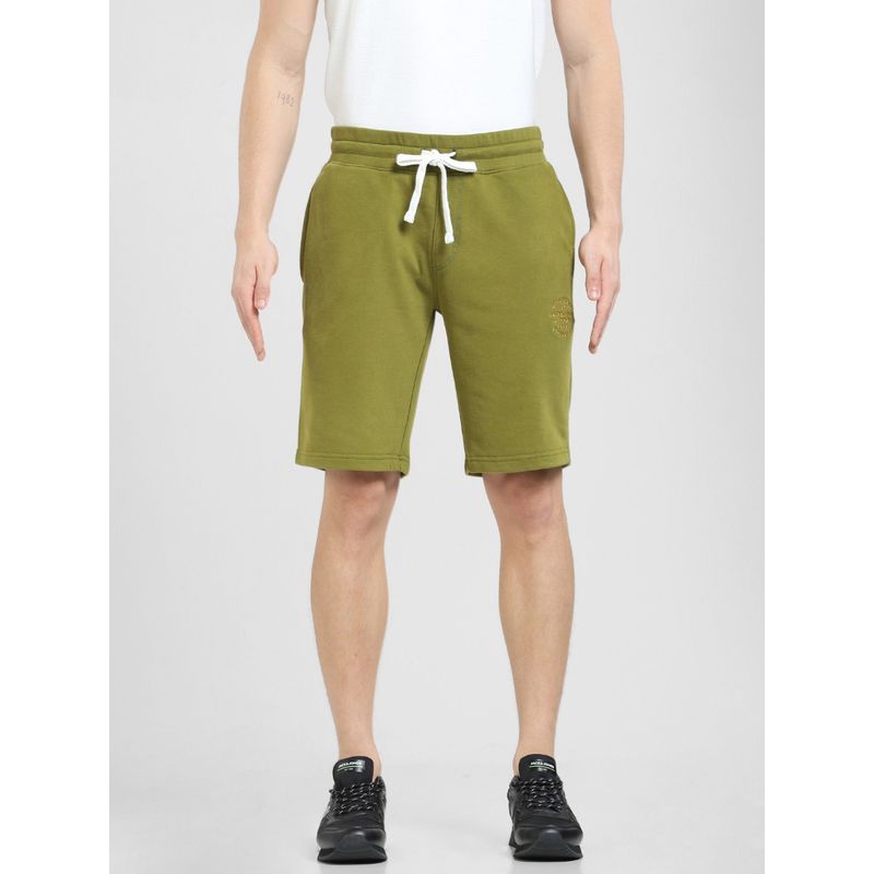 Jack & Jones Green Mid Rise Sweatshorts (L)