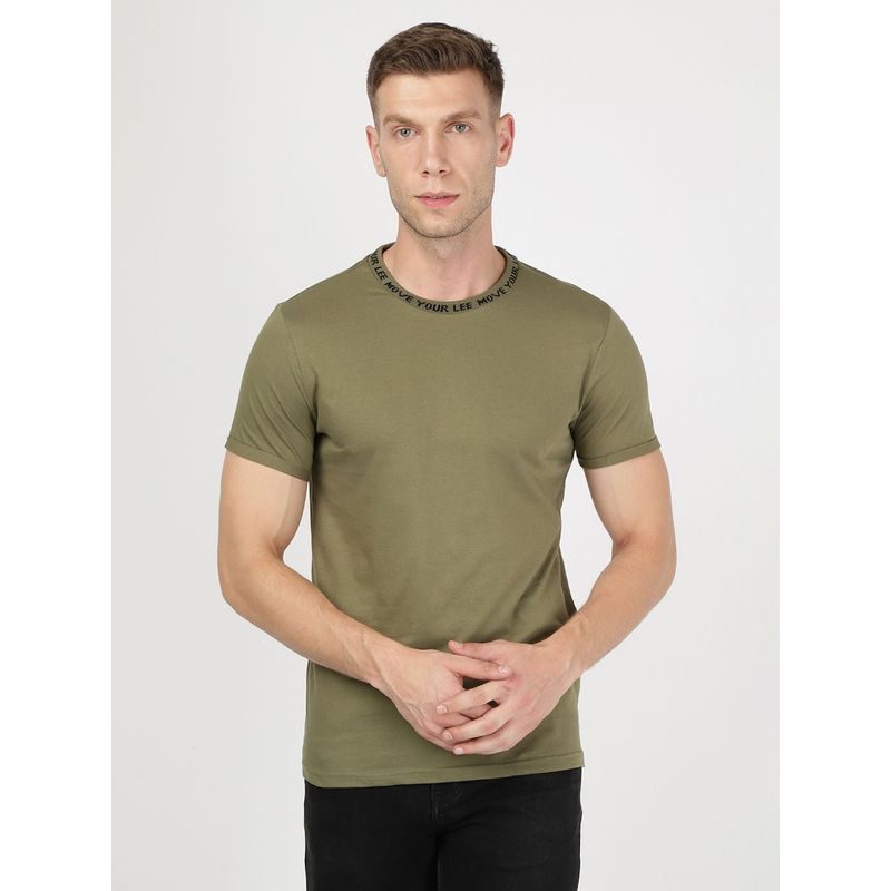 Lee Men Other Olive T-Shirt (M)