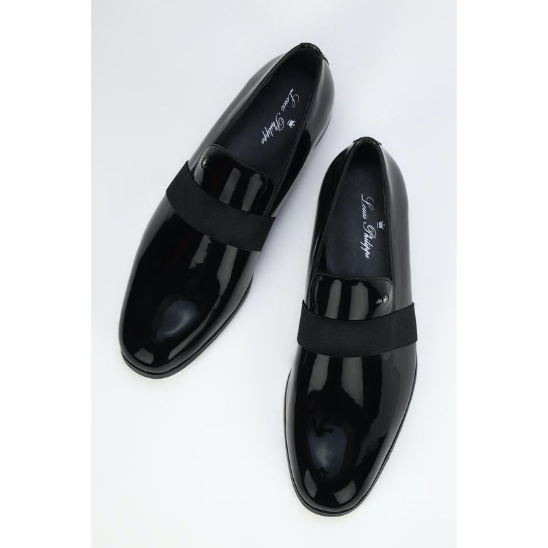 Louis Philippe Black Slip Ons (UK 10)