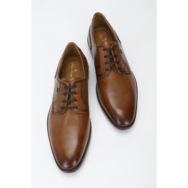 Louis Philippe Brown Lace Up Shoes (UK 9)