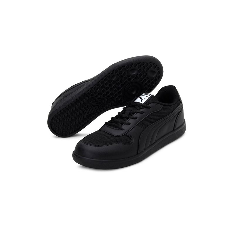 Puma PUNCH Unisex Black Sneakers (UK 5)