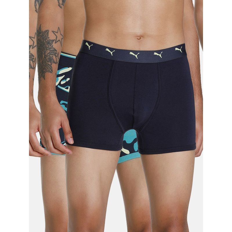 Puma Stretch Aop Trunks-Multi-Color (Pack of 2) (L)