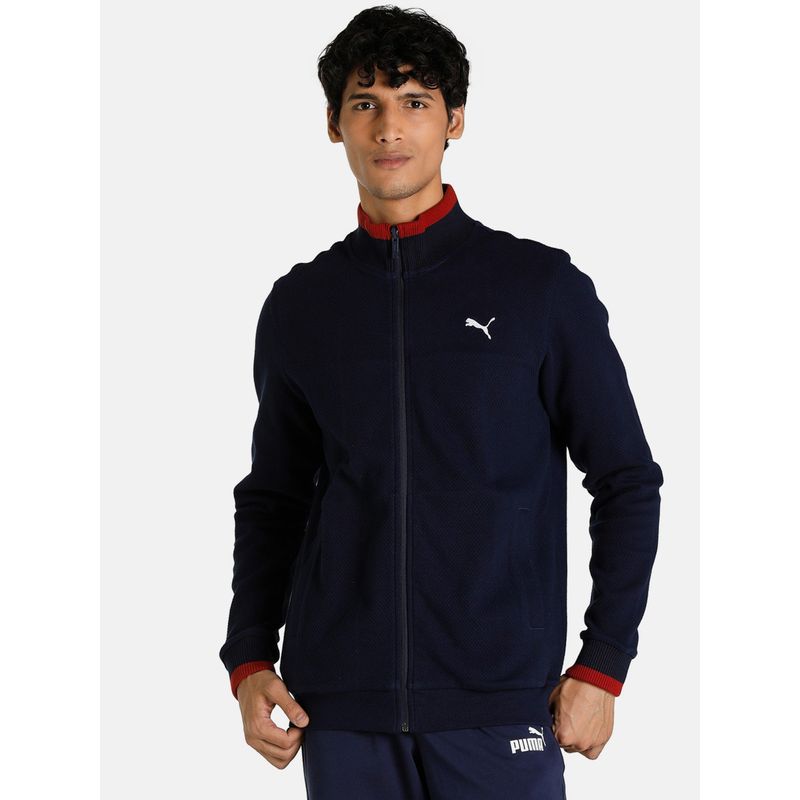 Puma Reversible Sweat Men Blue Jacket (S)