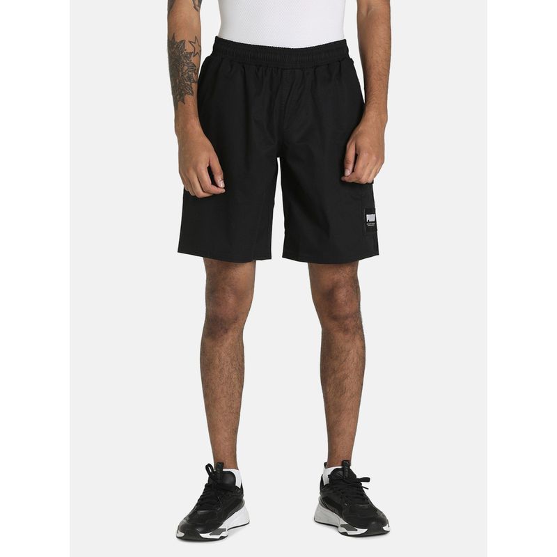 Puma SUMMER COURT Cargo Mens Black Shorts (M)