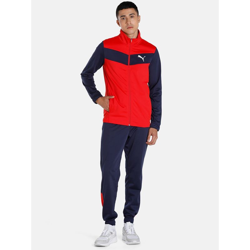 Puma Cricket Men's Red Tracksuits (Set of 2) (M)